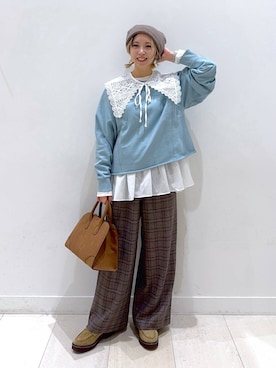 「アイテム（その他）」を使った、Miyaさん（レディース・152cm・30代）の秋コーディネート