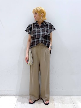 「アイテム（パンツ）」を使った、Miyaさん（レディース・152cm・30代）の夏コーディネート