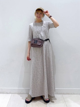 「GLOBAL WORK（グローバルワーク）のアイテム（帽子）」を使った、Miyaさん（レディース・152cm）の夏コーディネート