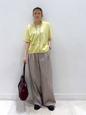 「GLOBAL WORK（グローバルワーク）のアイテム（バッグ）」を使った、Miyaさん（レディース・152cm）の夏コーディネート