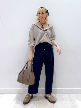 「アイテム（アクセサリー）」を使った、Miyaさん（レディース・152cm・30代）の夏コーディネート