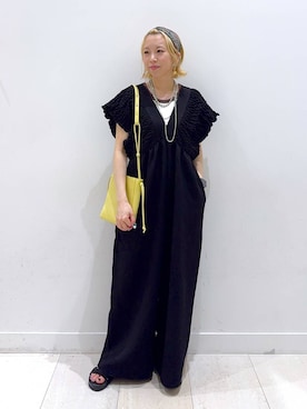 「アイテム（カチューシャ）」を使った、Miyaさん（レディース・152cm・30代）の夏コーディネート
