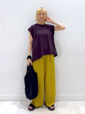 「アイテム（チョーカー）」を使った、Miyaさん（レディース・152cm・30代）の夏コーディネート