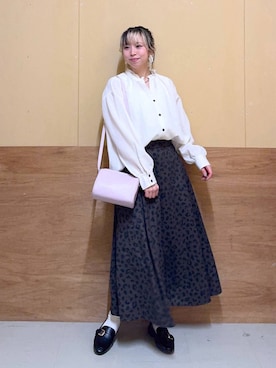 「アイテム（タンクトップ）」を使った、Miyaさん（レディース・152cm）の春コーディネート