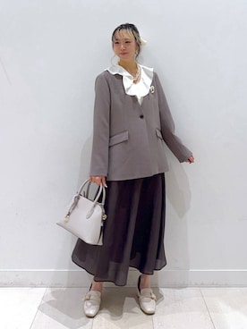 Miyaさん（レディース・152cm）の春コーディネート