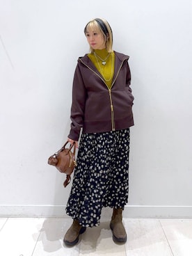 「アイテム（ハンドバッグ）」を使った、Miyaさん（レディース・152cm・30代）の秋コーディネート