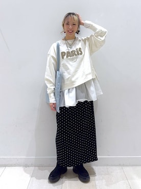 「アイテム（アクセサリー）」を使った、Miyaさん（レディース・152cm・30代）の秋コーディネート