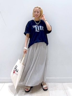 「アイテム（アクセサリー）」を使った、Miyaさん（レディース・152cm・30代）の夏コーディネート