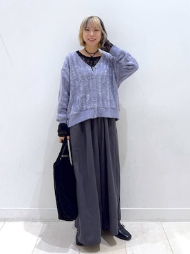 「アイテム（チョーカー）」を使った、Miyaさん（レディース・152cm・30代）の秋コーディネート