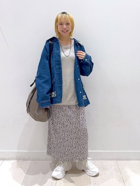 「アイテム（バックパック/リュック）」を使った、Miyaさん（レディース・152cm・30代）の秋コーディネート