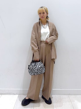 「アイテム（ブレスレット）」を使った、Miyaさん（レディース・152cm・30代）の秋コーディネート