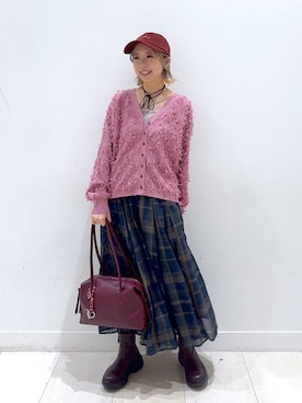 「アイテム（チョーカー）」を使った、Miyaさん（レディース・152cm・30代）の秋コーディネート