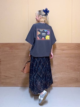 「アイテム（アクセサリー）」を使った、Miyaさん（レディース・152cm・30代）の秋コーディネート