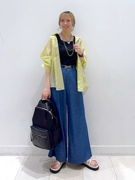 Miyaさん（レディース・152cm）の春コーディネート