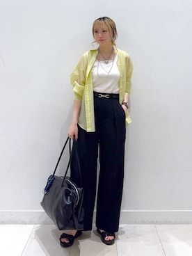 「GLOBAL WORK（グローバルワーク）のアイテム」を使った、Miyaさん（レディース・152cm）の夏コーディネート