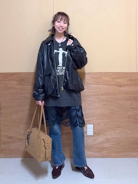 Miyaさん(レディース・152cm)の秋コーディネート