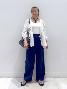Miyaさん(レディース・152cm)の夏コーディネート