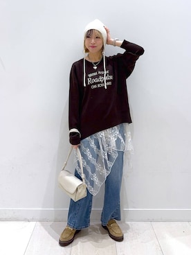 「アイテム（その他トップス）」を使った、Miyaさん（レディース・152cm・30代）の秋コーディネート