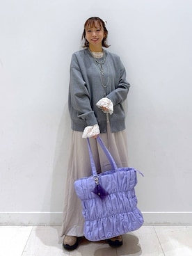 「GLOBAL WORK（グローバルワーク）のエアかる晴雨兼用ボリュームソールブーツ/1055031（ブーツ、ベージュ系）」を使った、Miyaさん（レディース・152cm）の秋コーディネート