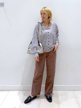 「アイテム（カーディガン/ボレロ）」を使った、Miyaさん（レディース・152cm・30代）の夏コーディネート
