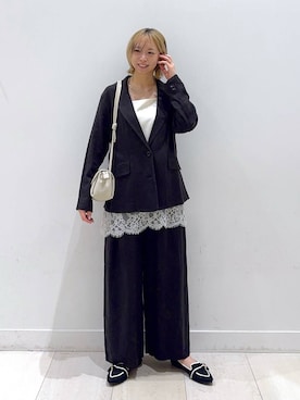 「GLOBAL WORK（グローバルワーク）のアイテム（シューズ）」を使った、Miyaさん（レディース・152cm）の春コーディネート