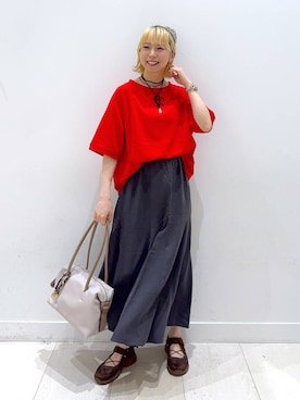 「アイテム（チョーカー）」を使った、Miyaさん（レディース・152cm・30代）の夏コーディネート