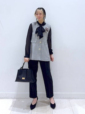 「GLOBAL WORK（グローバルワーク）のアイテム（その他アウター）」を使った、Miyaさん（レディース・152cm）の冬コーディネート