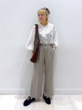 「アイテム（ヘアアクセサリー）」を使った、Miyaさん（レディース・152cm・30代）の夏コーディネート