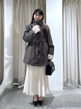 「アイテム（ステンカラーコート）」を使った、yuzu108009さん（骨格ストレート・レディース・155cm）の秋コーディネート