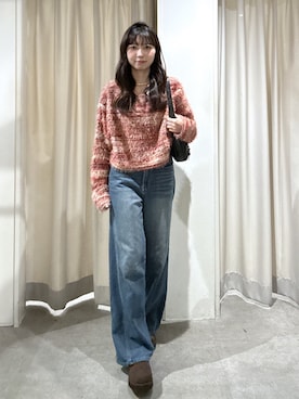 「グラデーションニット」｜yuzu108009さん（レディース・155cm）の秋コーディネート