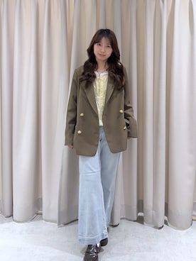 「FREE'S MART（フリーズマート）のアイテム（パンツ）」を使った、yoppy_18さん（レディース・155cm）の春コーディネート