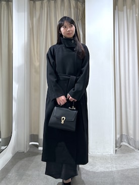 「アイテム（ステンカラーコート）」を使った、yuzu108009さん（レディース・155cm）の秋コーディネート