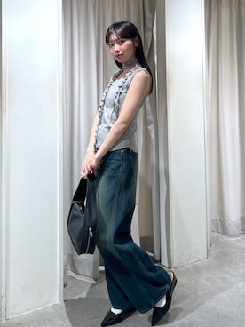 「FREE'S MART（フリーズマート）のアイテム」を使った、yuzu108009さん（レディース・155cm）の夏コーディネート