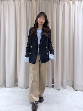 「FREE'S MART（フリーズマート）のアイテム（ジャケット/アウター）」を使った、yoppy_18さん（レディース・155cm）の春コーディネート