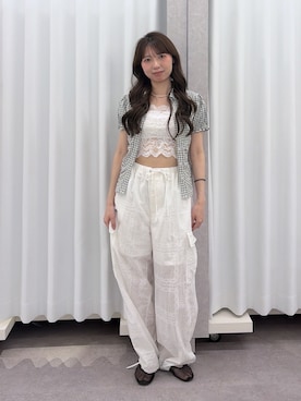 yoppy_18さん（レディース・155cm）の夏コーディネート