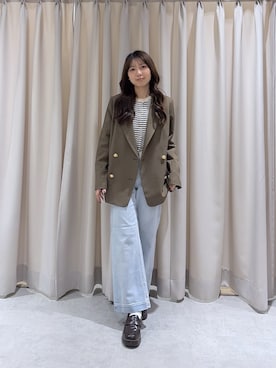 「FREE'S MART（フリーズマート）のアイテム（パンツ）」を使った、yoppy_18さん（レディース・155cm）の春コーディネート