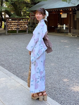 yoppy_18さん（レディース・155cm）の夏コーディネート