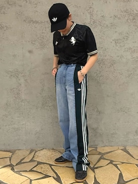 「アイテム（キャップ）」を使った、smさん（レディース・157cm・10代）の秋コーディネート