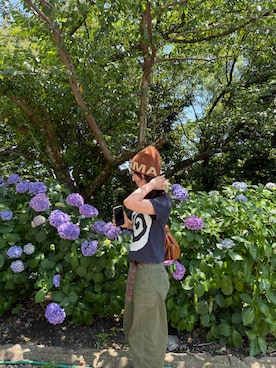 「GAP（ギャップ）のアイテム」を使った、miranworldさん（レディース・165cm）の秋コーディネート