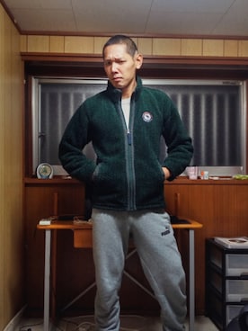 「アイテム（その他アウター）」を使った、山本善春さん（メンズ・169cm・30代）の秋コーディネート