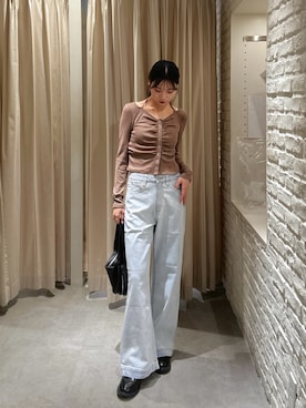 「FREE'S MART（フリーズマート）のアイテム」を使った、mikuさん（レディース・165cm）の秋コーディネート