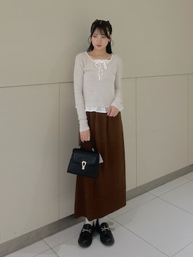 「FREE'S MART（フリーズマート）のアイテム」を使った、mikuさん（レディース・165cm）の秋コーディネート