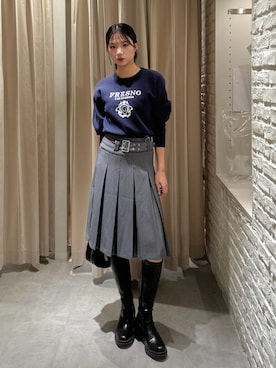 「FREE'S MART（フリーズマート）のアイテム」を使った、mikuさん（レディース・165cm）の秋コーディネート