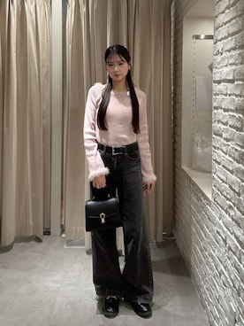 「FREE'S MART（フリーズマート）のアイテム（トートバッグ）」を使った、mikuさん（レディース・165cm）の秋コーディネート