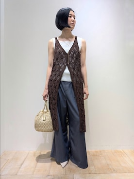 「qualite（カリテ）のアイテム」を使った、Chieさん（レディース・164cm）の春コーディネート
