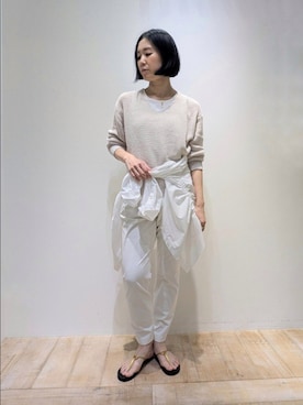 「qualite（カリテ）のアイテム」を使った、Chieさん（レディース・164cm）の春コーディネート