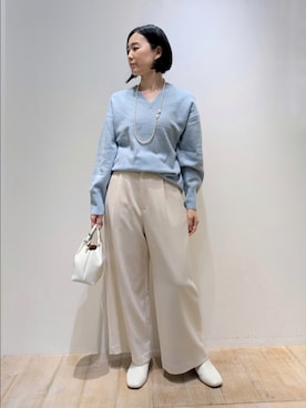 「qualite（カリテ）のアイテム」を使った、Chieさん（レディース・164cm）の冬コーディネート