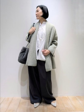 「ガウン」｜Chieさん（レディース・164cm）の秋コーディネート