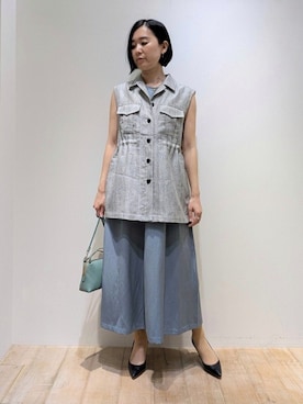 「qualite（カリテ）のアイテム（ワンピース）」を使った、Chieさん（レディース・164cm）の春コーディネート