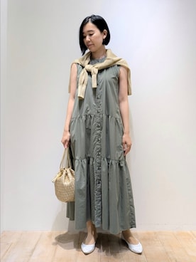 「ラメニット」｜Chieさん（レディース・164cm）の夏コーディネート
